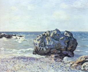 Bahía de Langland con rocas